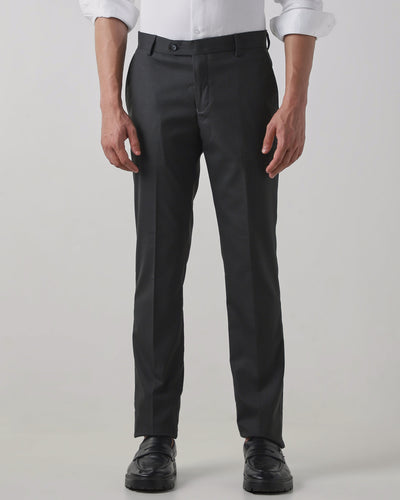 Dark Grey Regular Fit Trouser