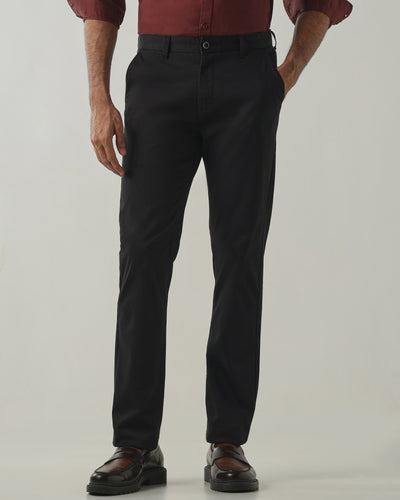 Black REGULAR Smart Casual Trousers