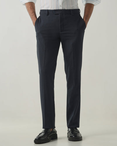 Blue Mel Tailor Fit Fashion Formal Trousers
