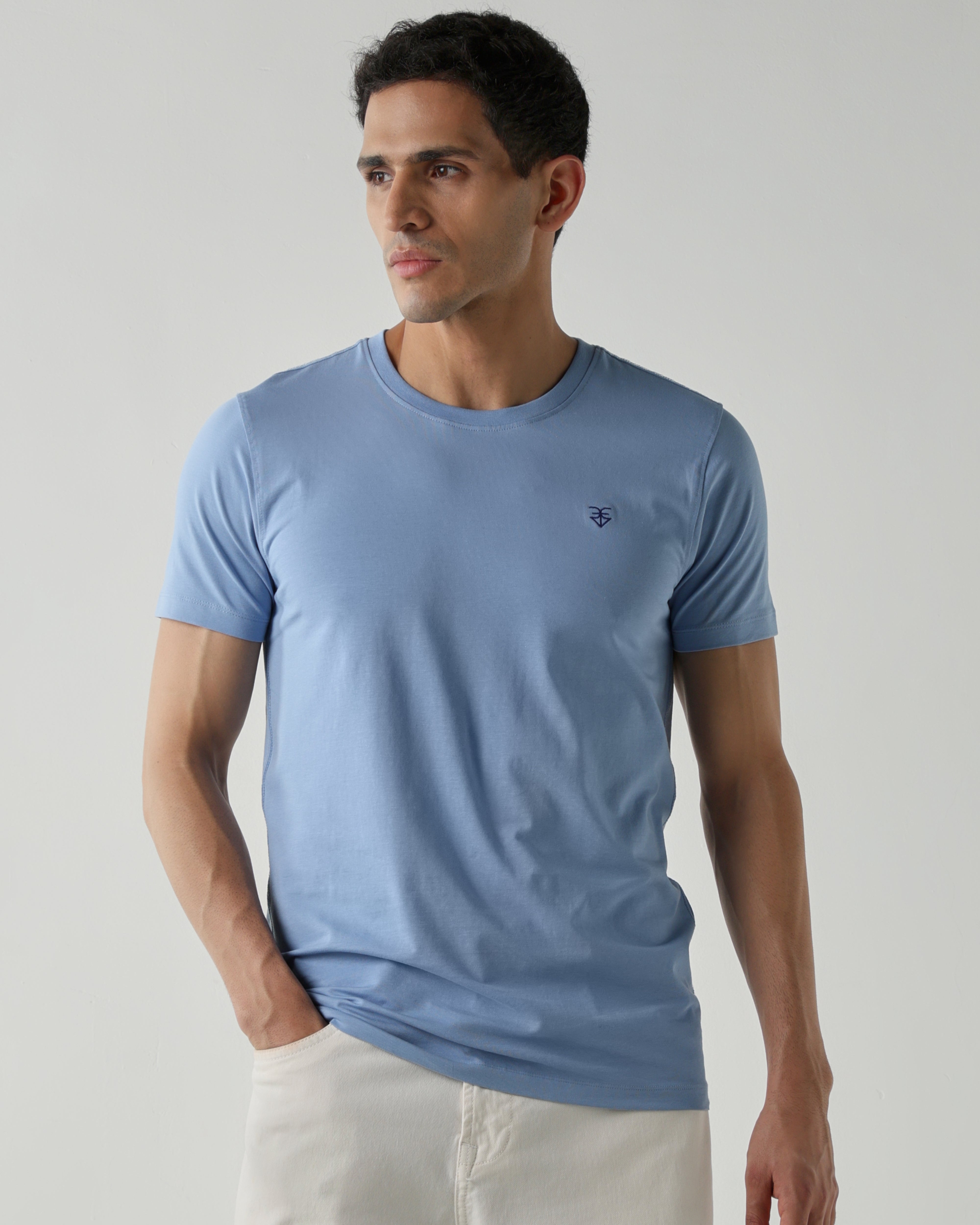 Topwear Single Jersey T-Shirts – Airforce