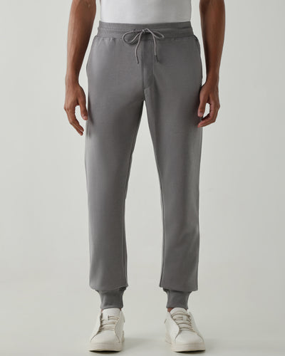 Rib at Waist and bottom Flat Front Joggers – Night Owl