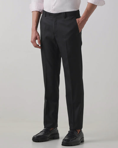 Black Regular Fit Trouser