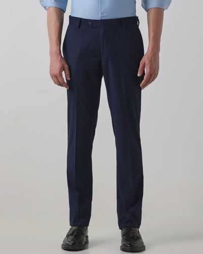 Navy Regular Fit Trouser