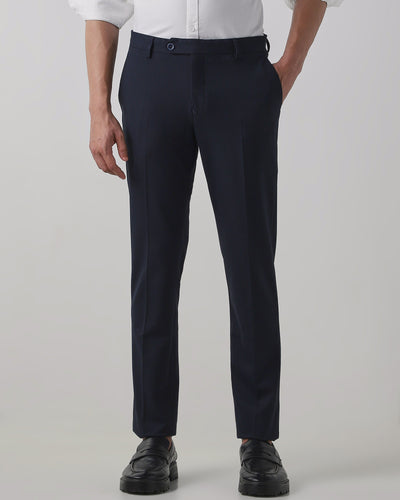 Navy Regular Fit Trouser