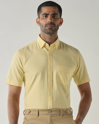Lemon Slim fit Smart Casual Shirts