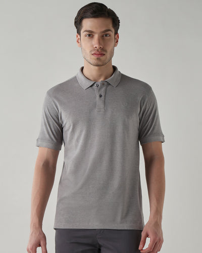 Men Regular Fit T-Shirt Frost Gray