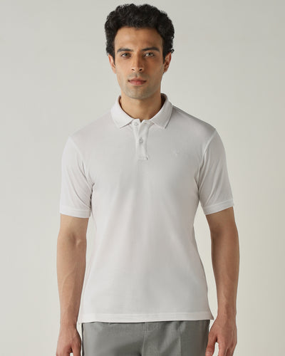 T-Shirt White Regular Fit 100% Cotton