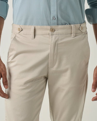 Beige REGULAR Smart Casual Trousers