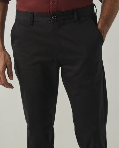 Black REGULAR Smart Casual Trousers