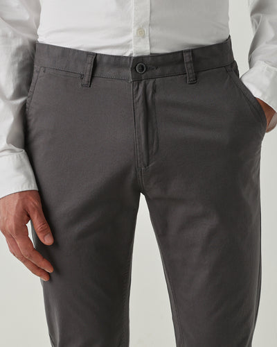 Men Regular Fit Trousers Steel