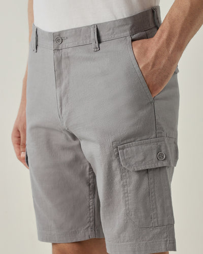 Cargo Short Steel Regular Fit 100% Cotton