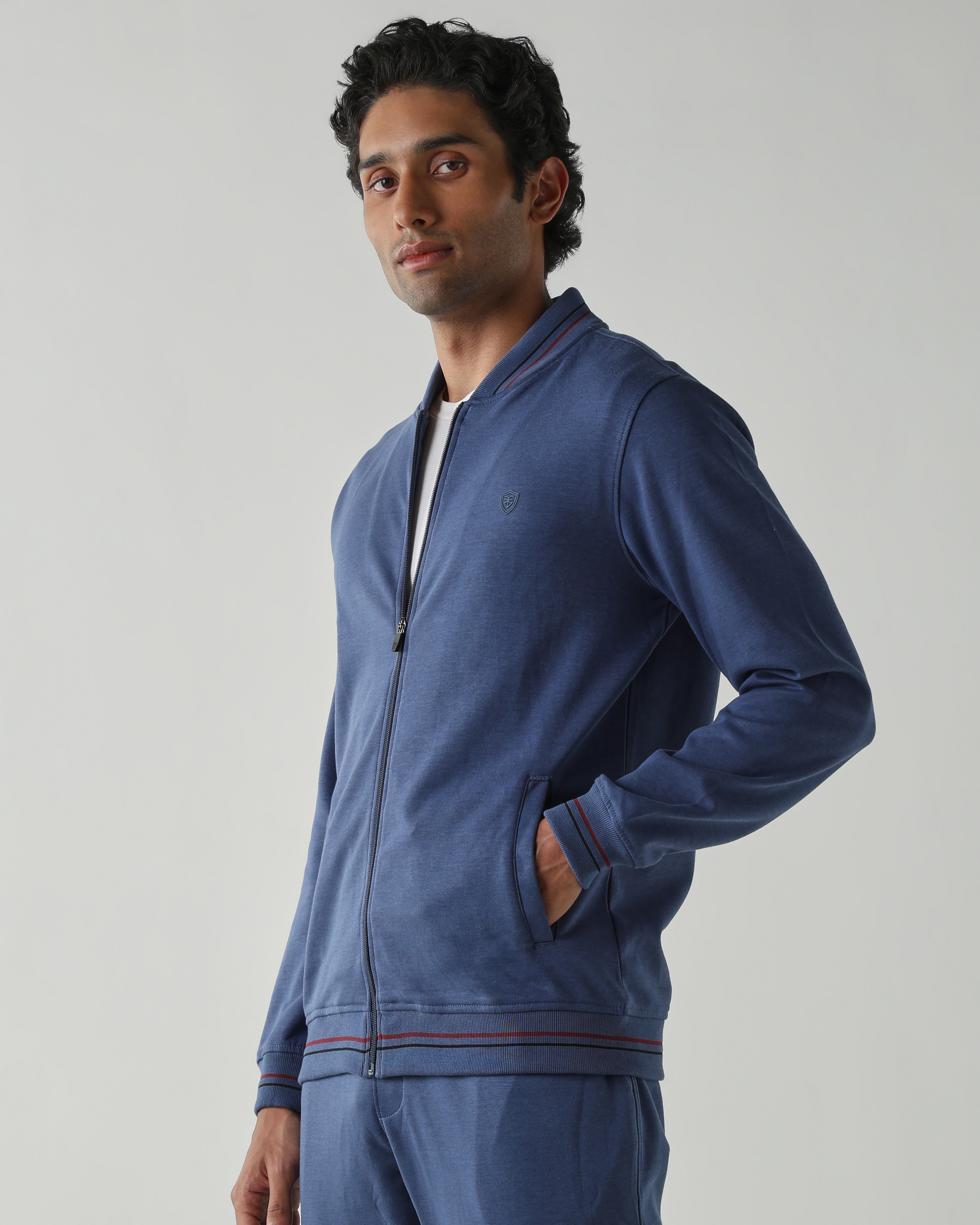 Round Neck Full sleeve Sweatshirts – Ensign Blue