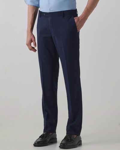 Navy Regular Fit Trouser