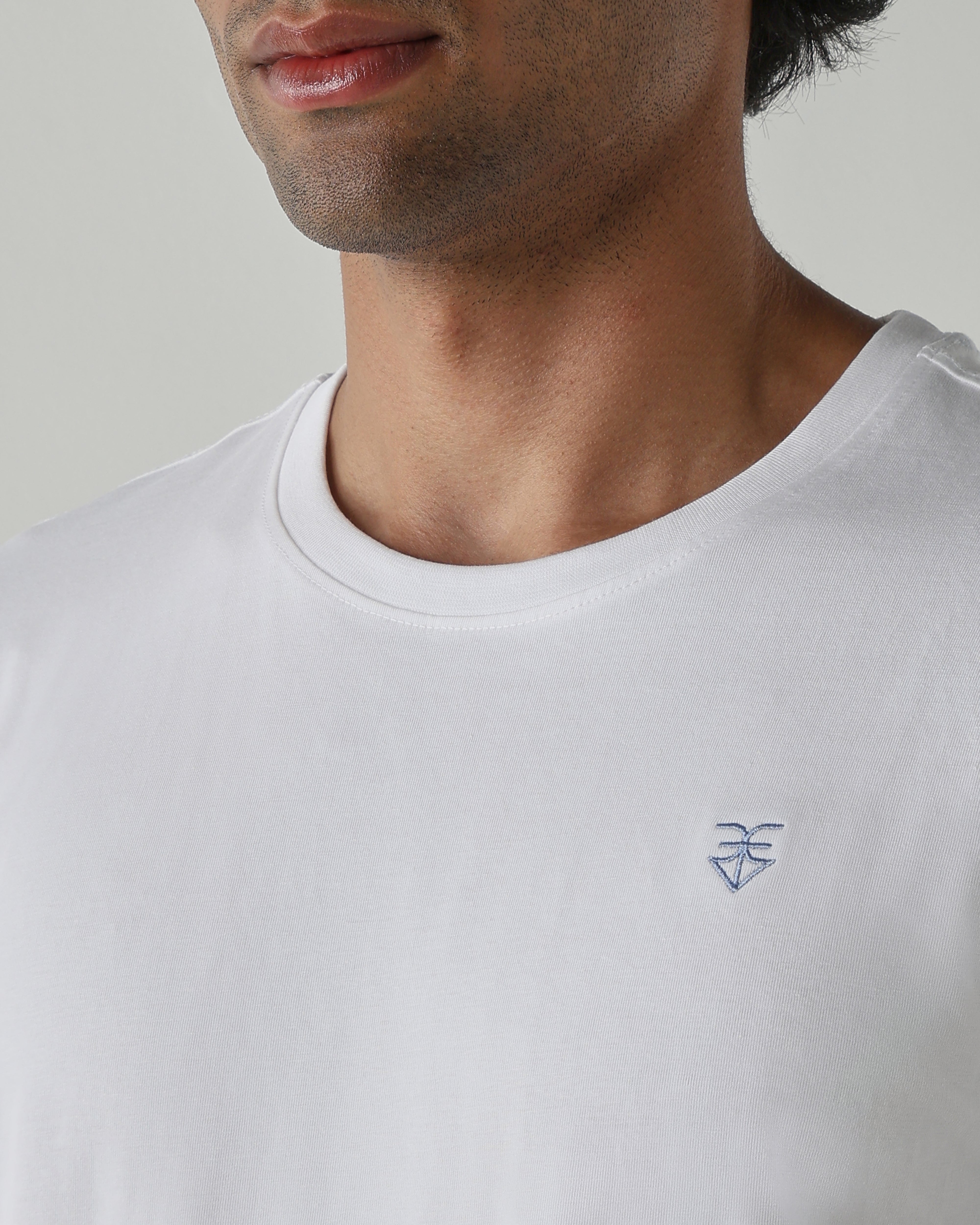 Topwear Single Jersey T-Shirts – White