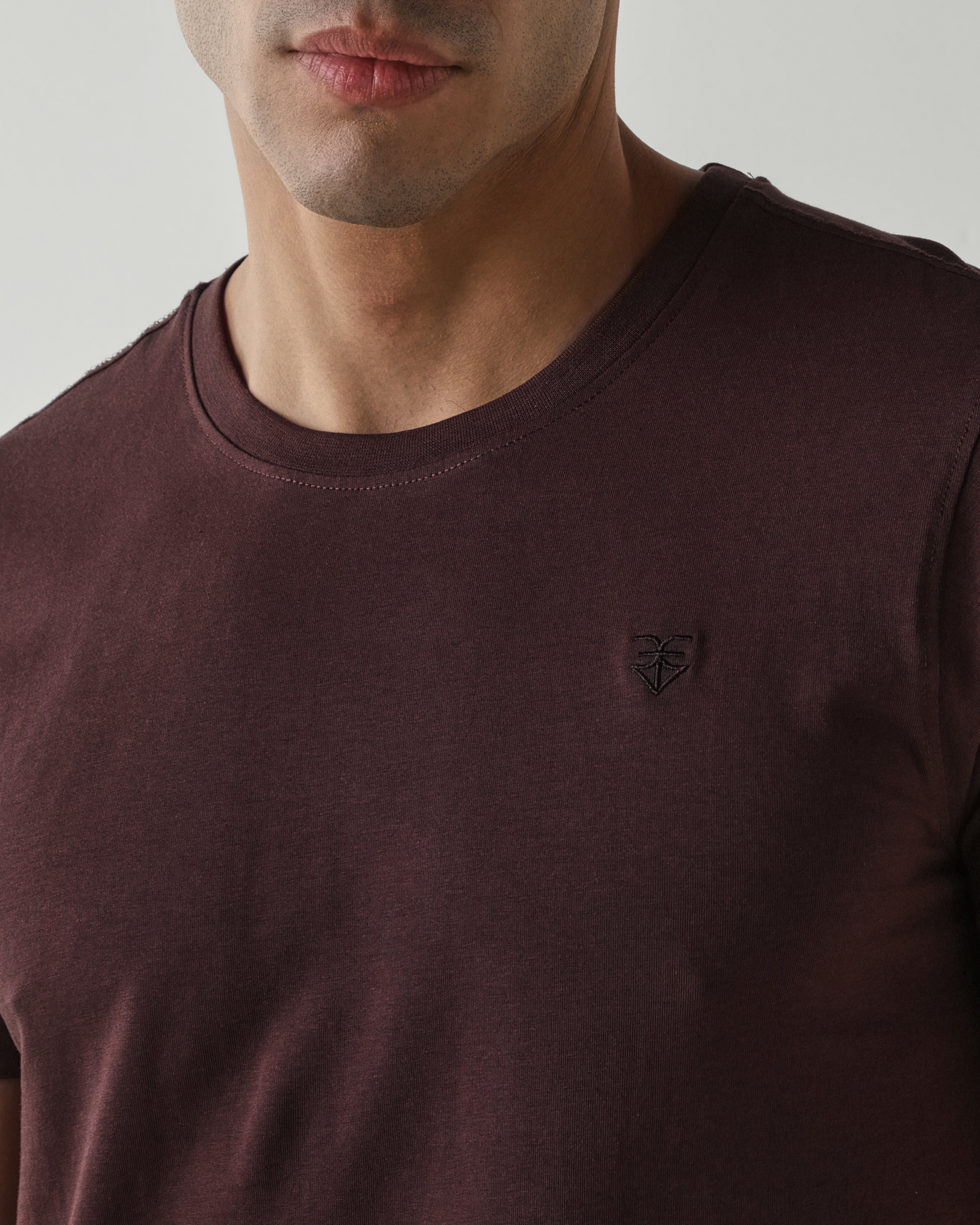 Topwear Single Jersey T-Shirts – Coffee
