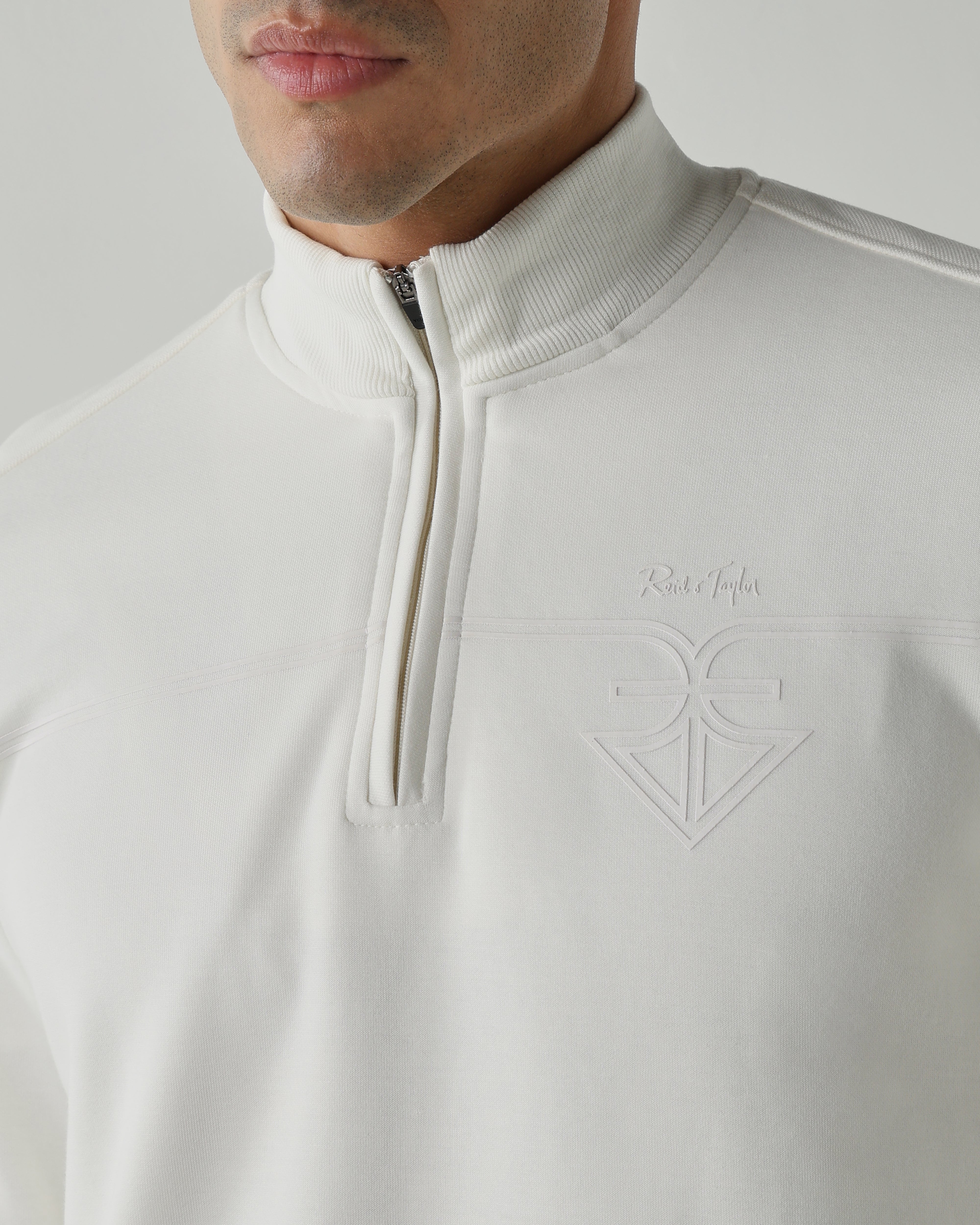 Round Neck Full sleeve Sweatshirts – Ivory