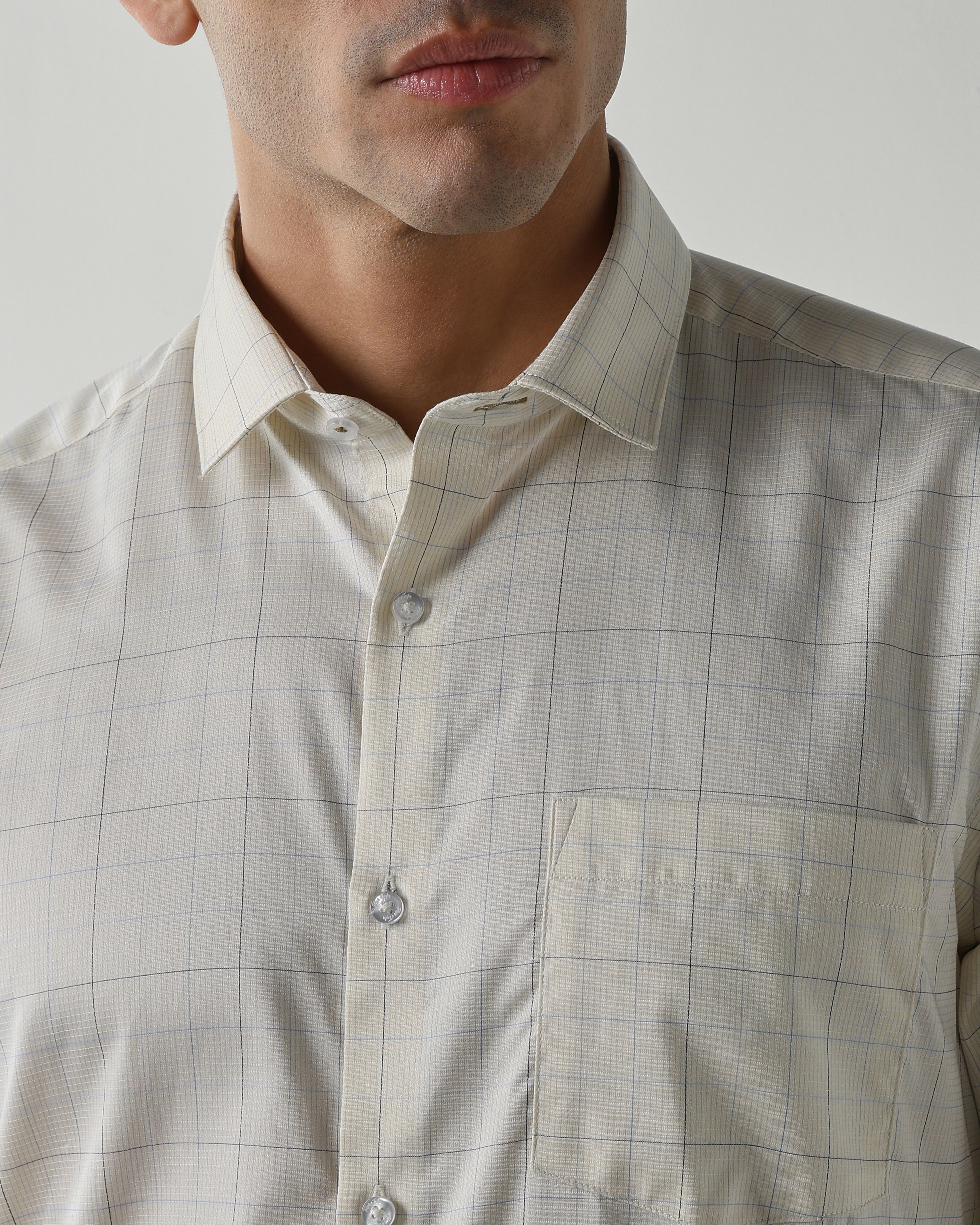 Fawn Pure Cotton Shirts for Men | Slim Fit Luxury Wear