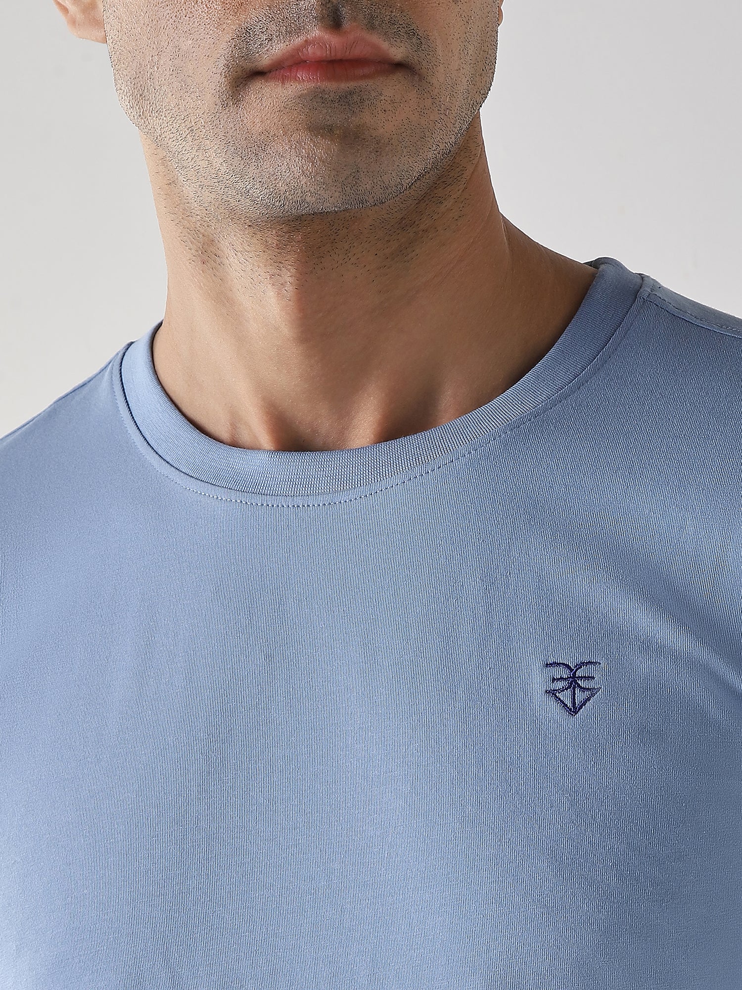 Air force Solid Cotton Lycra Slim Fit Formal Full Sleeve Shirt