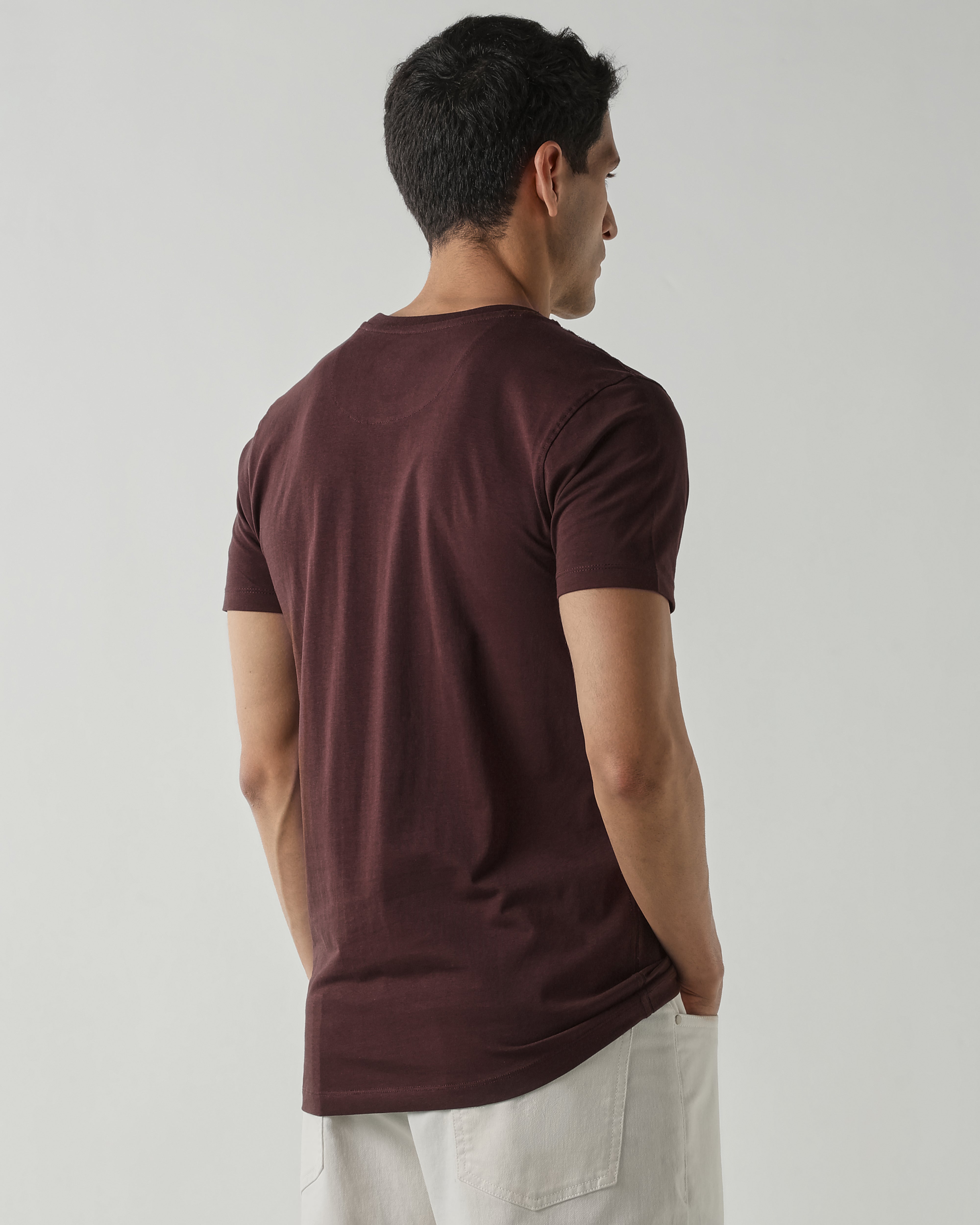 Topwear Single Jersey T-Shirts – Coffee