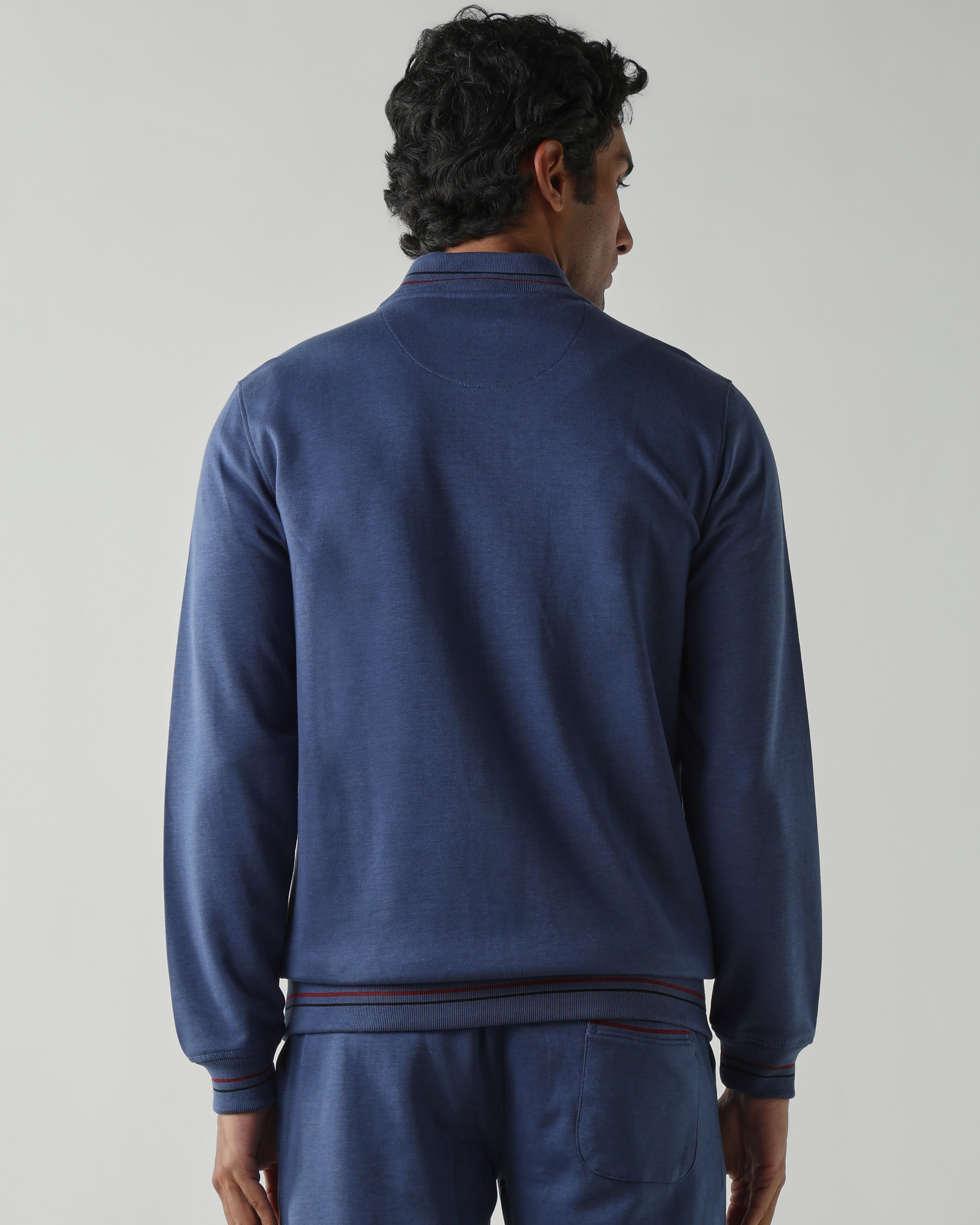 Round Neck Full sleeve Sweatshirts – Ensign Blue