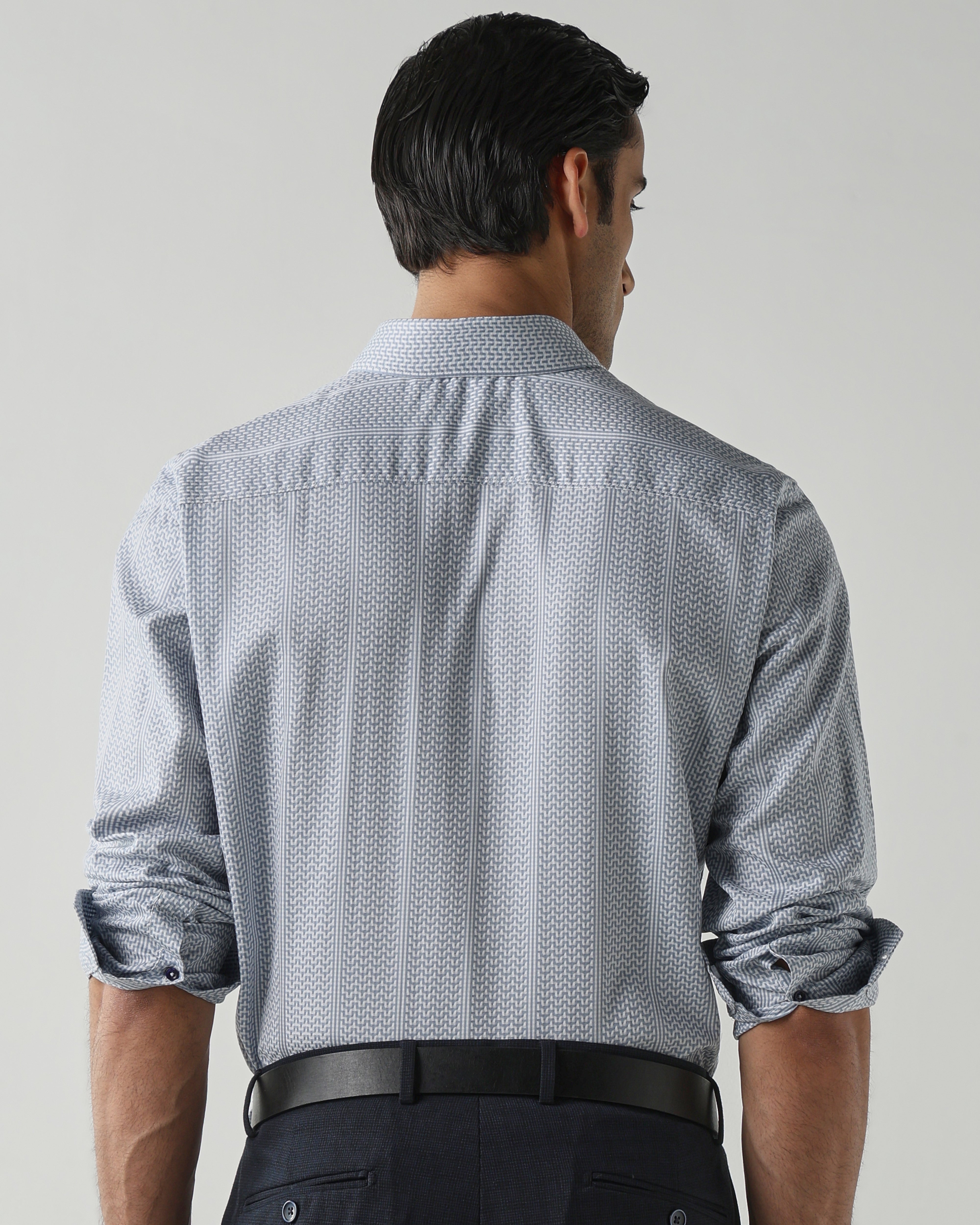 Sky Blue shirts crafted in 100% cotton