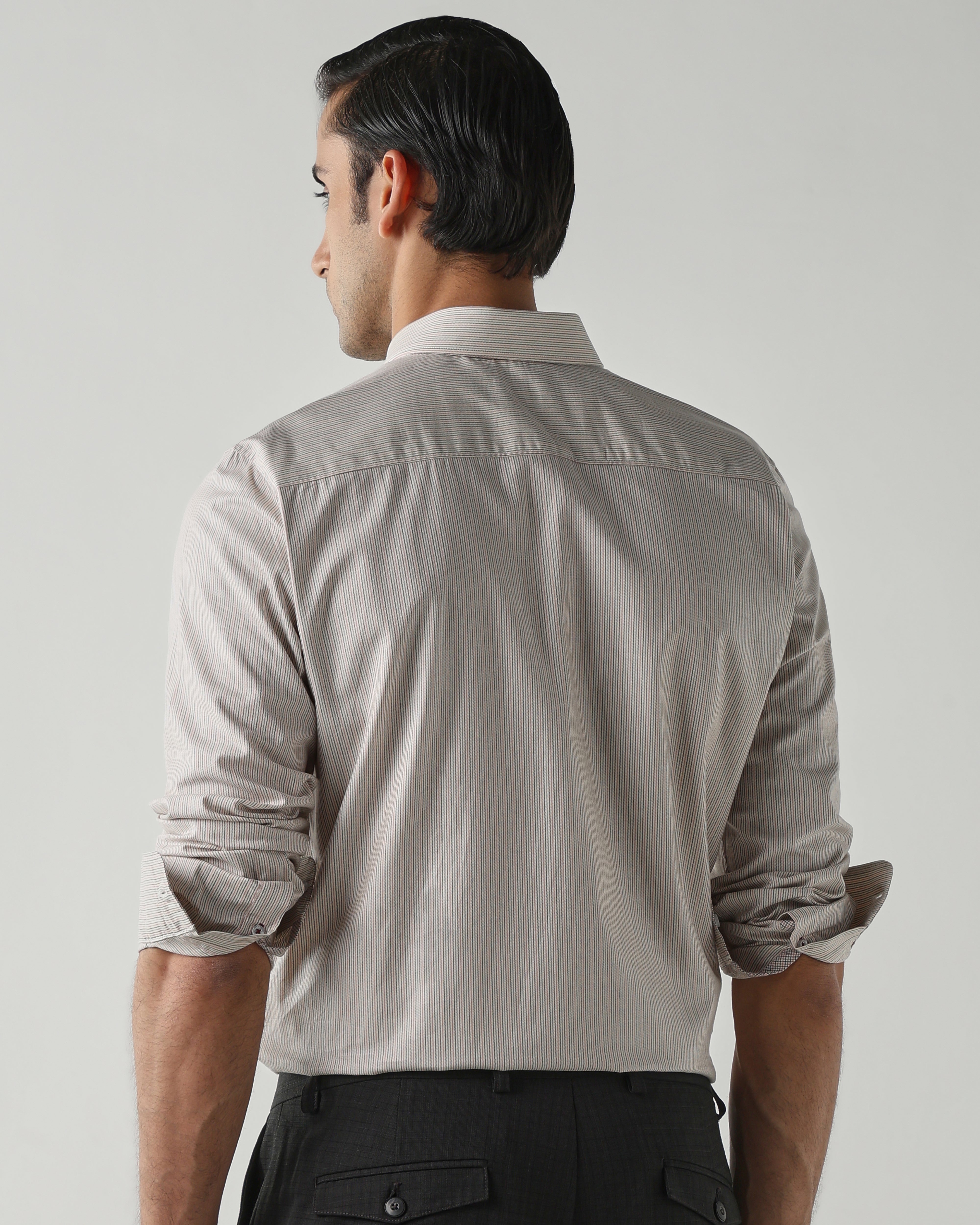 Pink Pure Cotton Shirts for Men | Slim Fit Luxury Wear