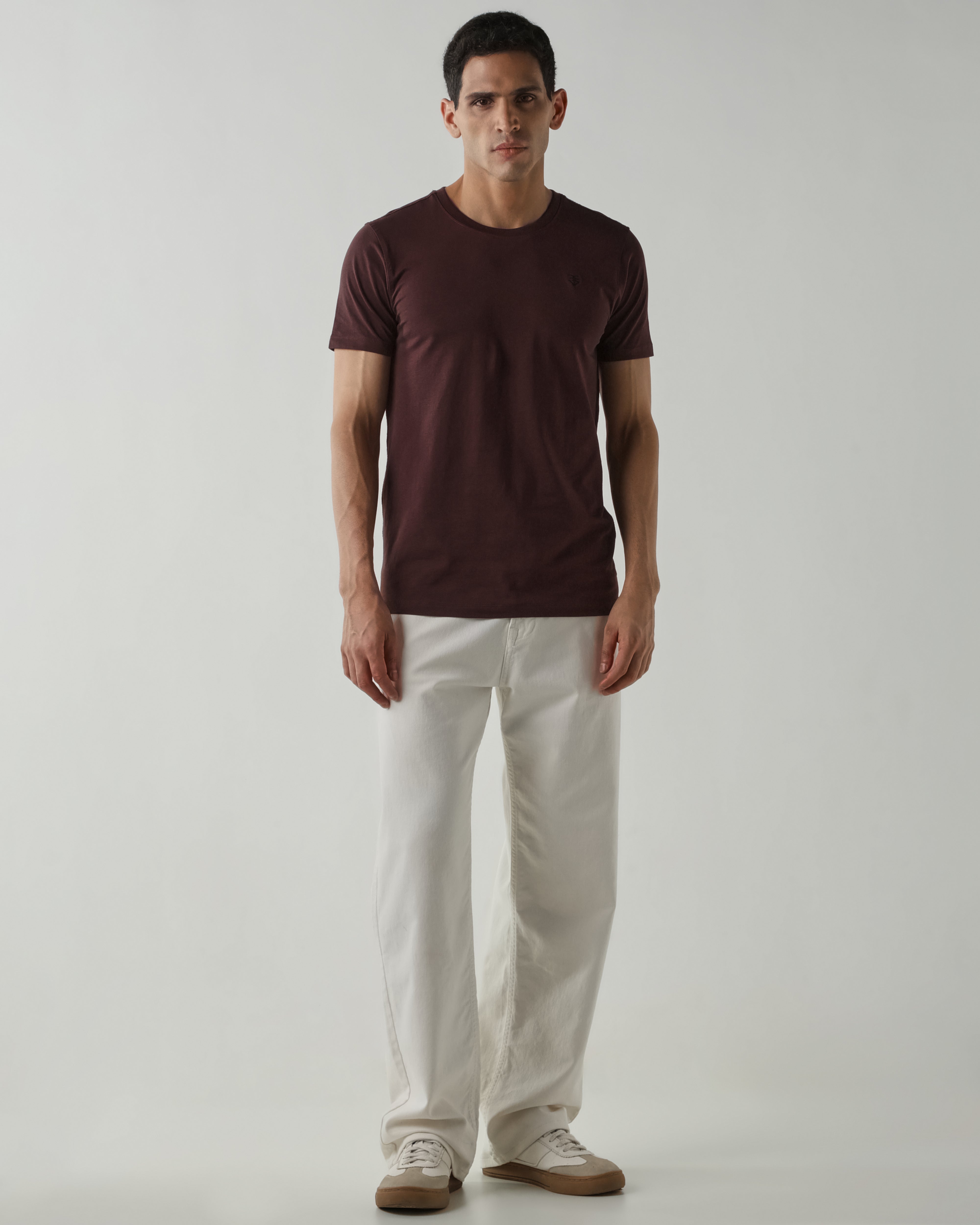 Topwear Single Jersey T-Shirts – Coffee