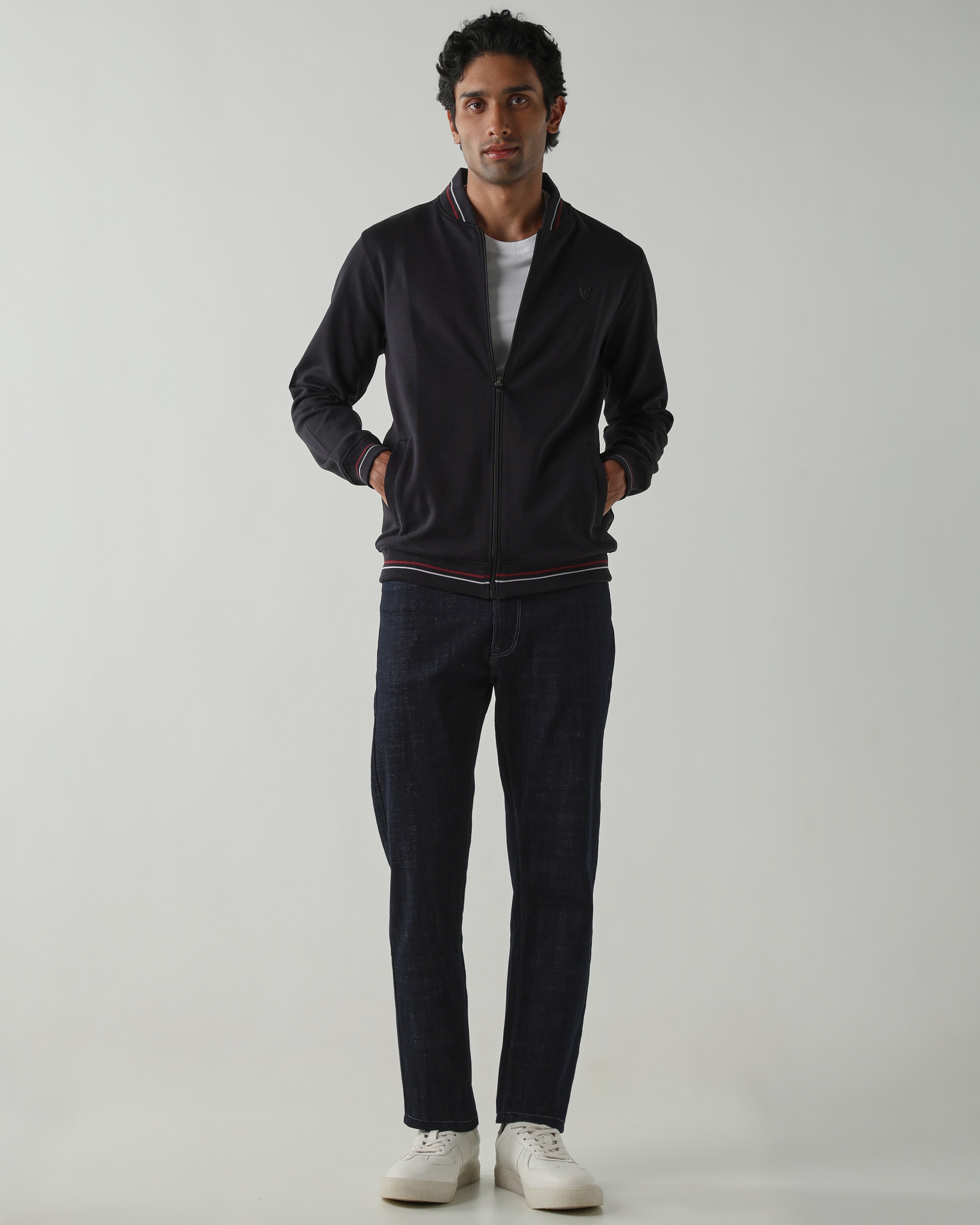 Round Neck Full sleeve Sweatshirts – Anthracite