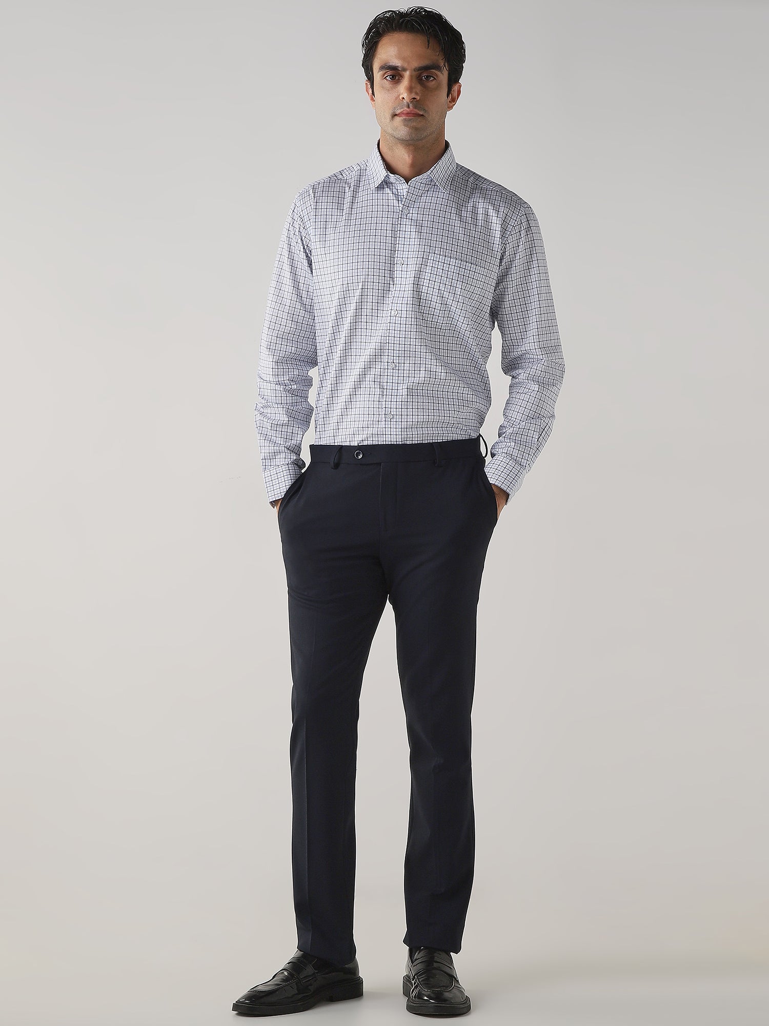 Shirts - White/Blue | Classic Formalwear