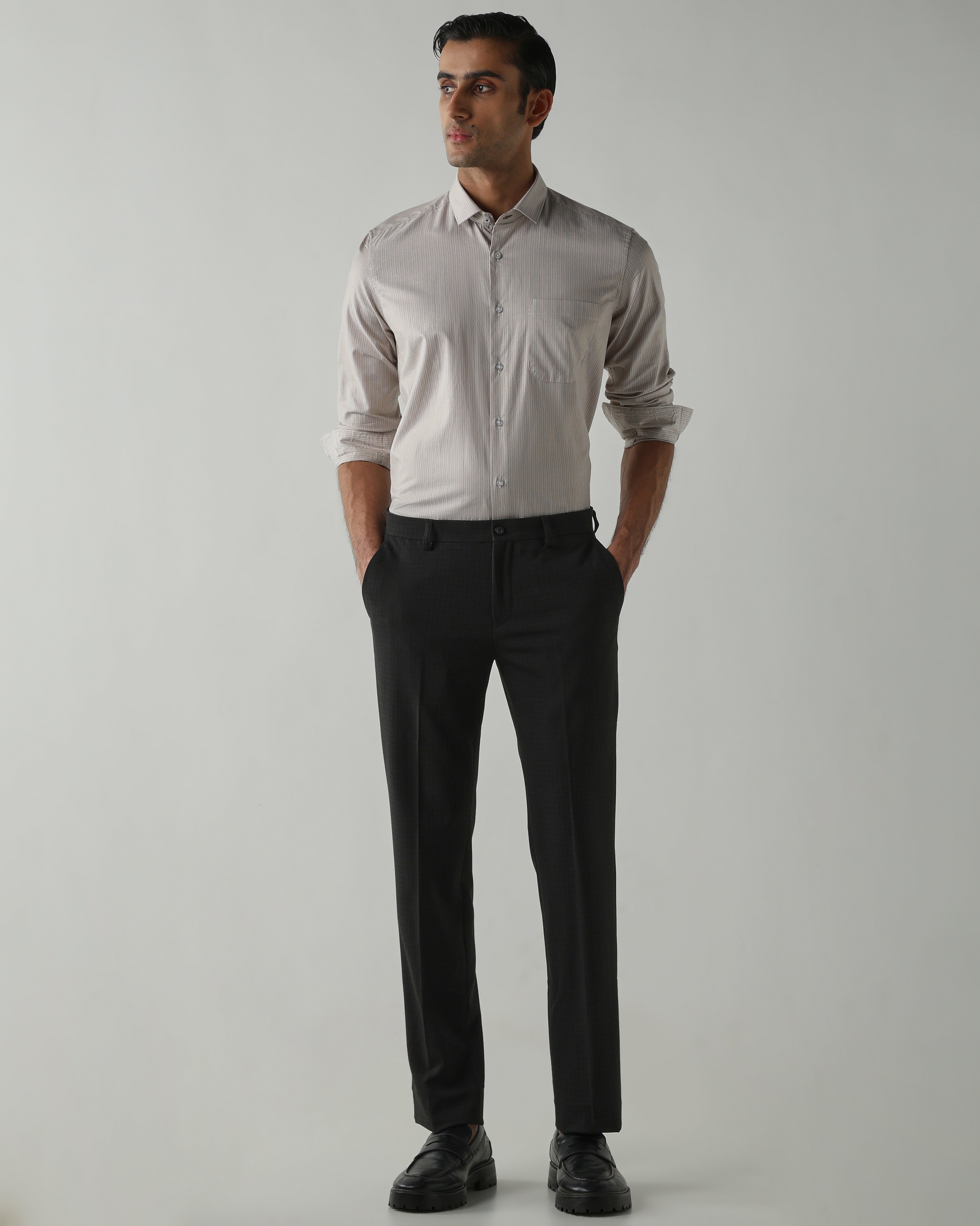 Pink Pure Cotton Shirts for Men | Slim Fit Luxury Wear