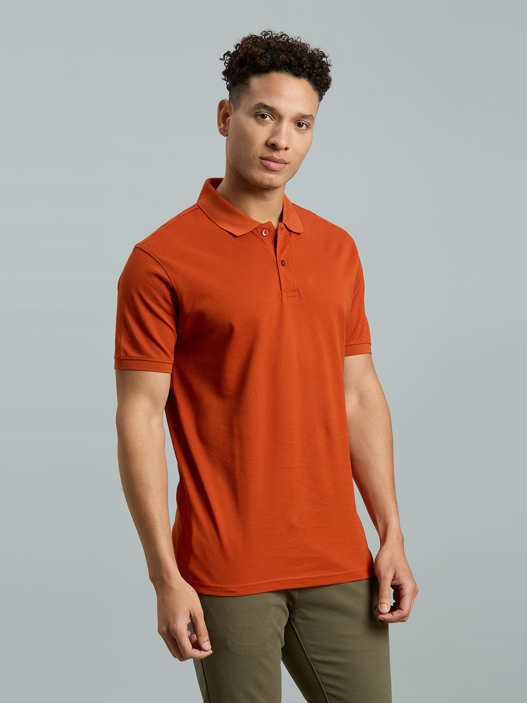 Tangerina Pq 100% Cotton Slim Fit Casual Half Sleeve T-Shirt