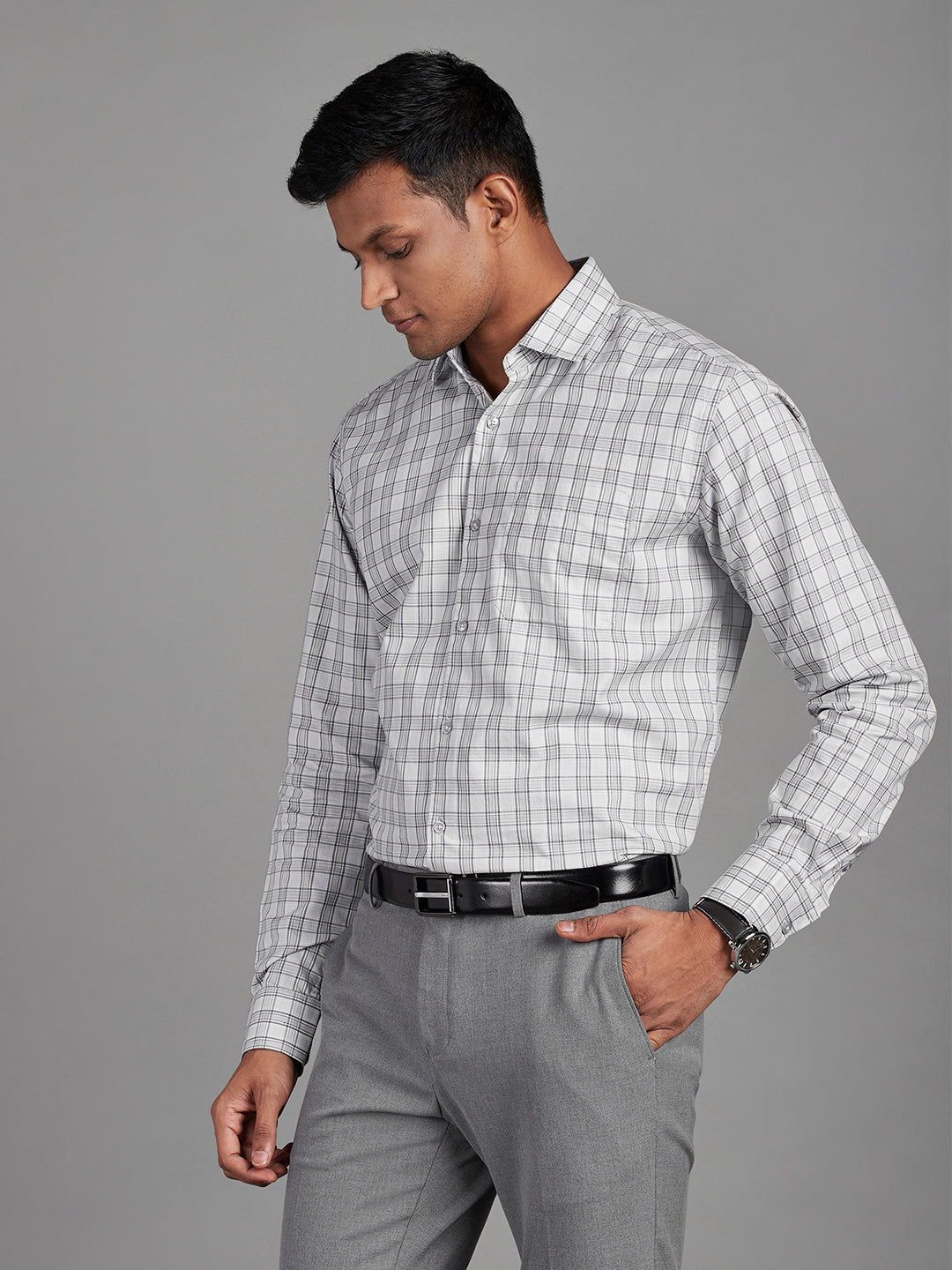 Black Menswear Topwear Shirts