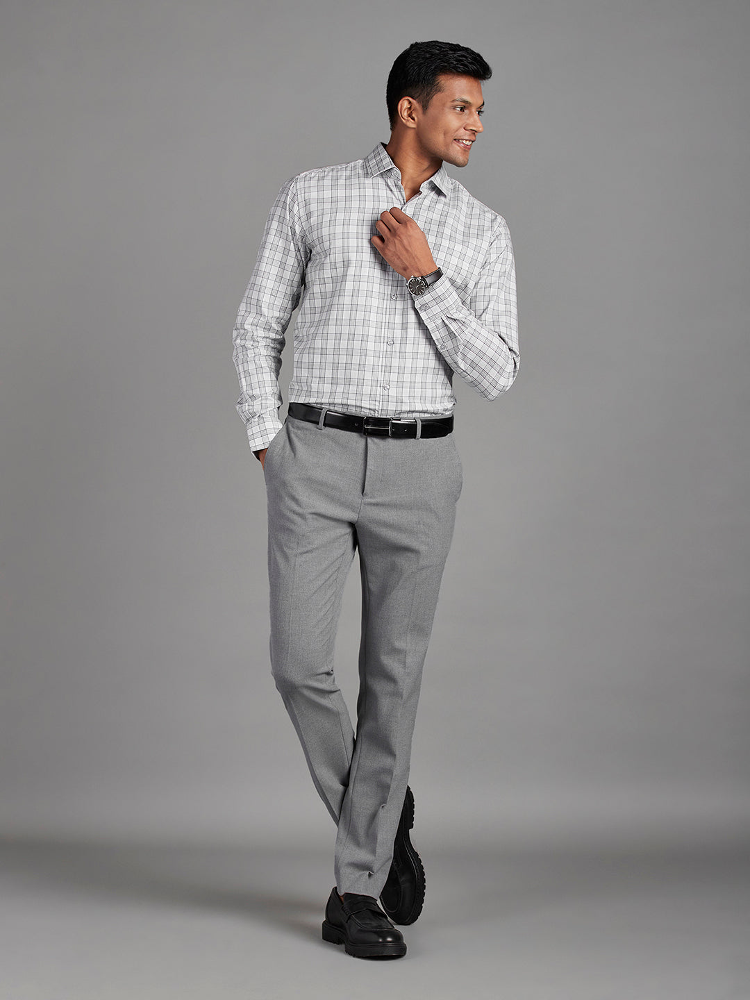 Black Menswear Topwear Shirts