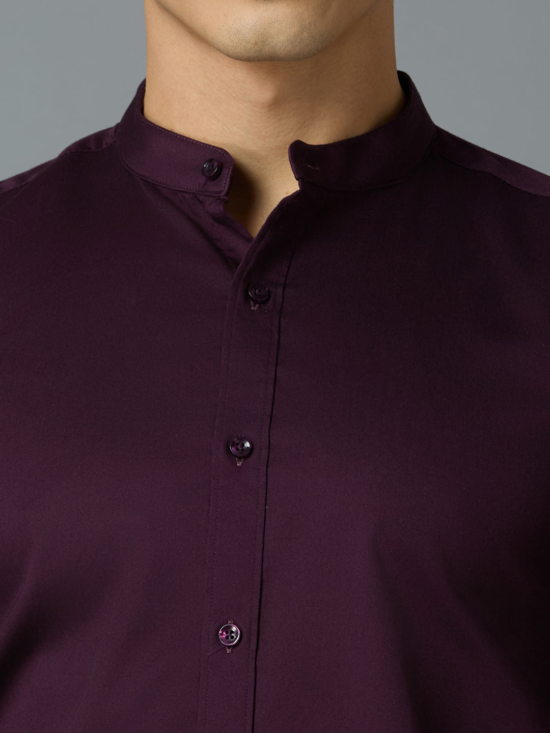 Maroon 100% Cotton Solid Slim fit Celebrate Full Sleeve Shirts