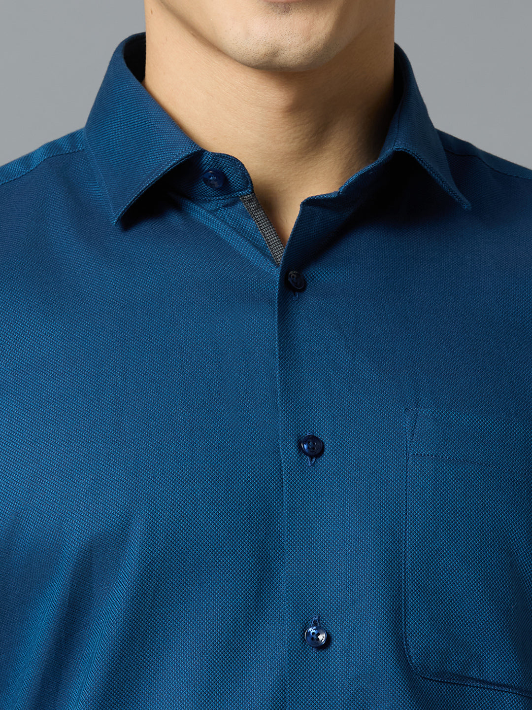 Turq 100% Cotton Solid Slim fit Party Full Sleeve Shirts