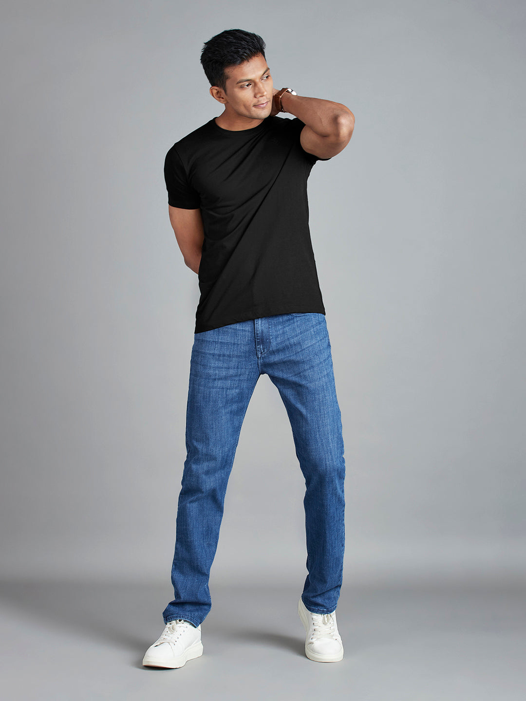 Black Menswear Topwear T Shirts