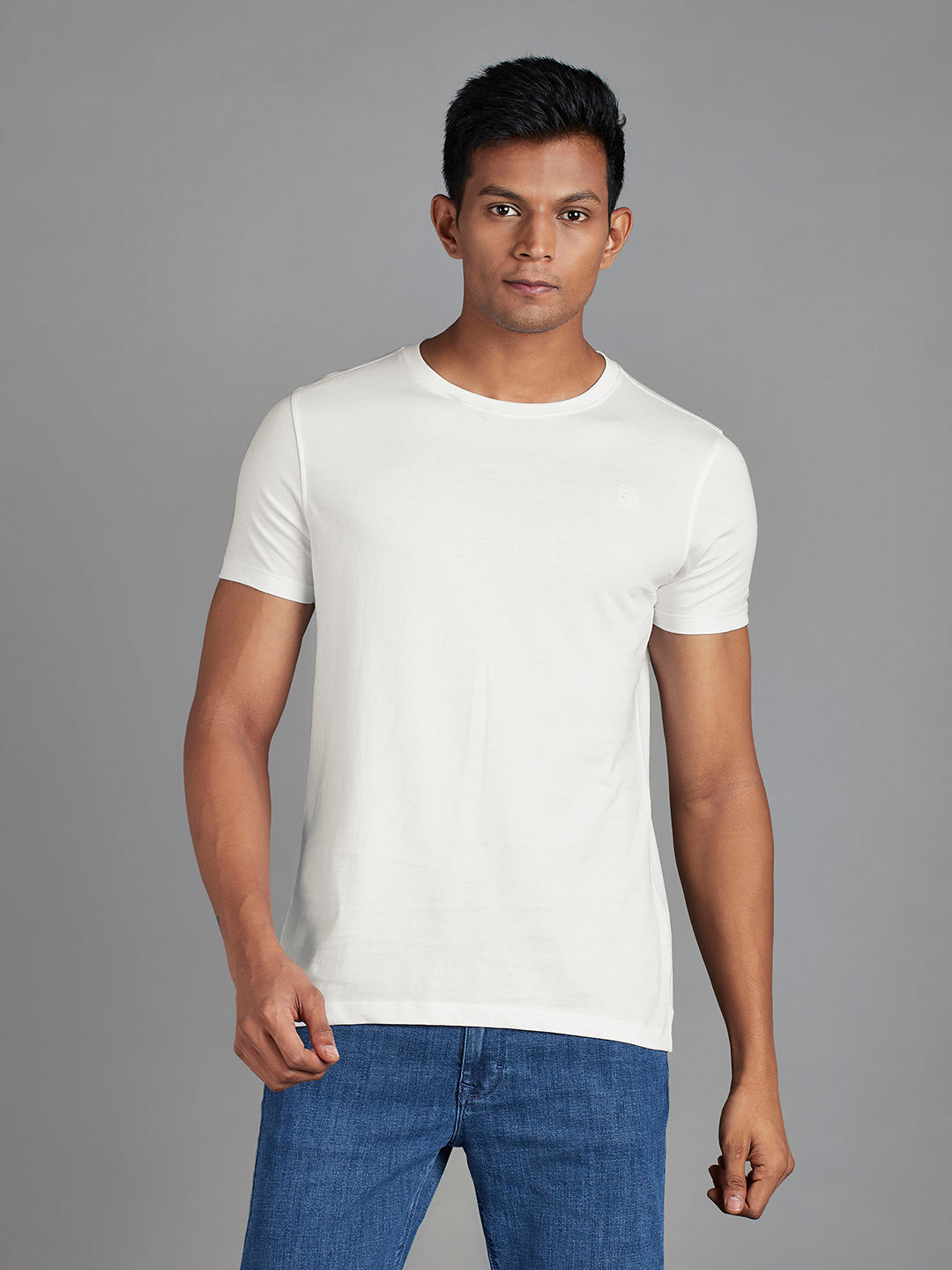 White Menswear Topwear T Shirts