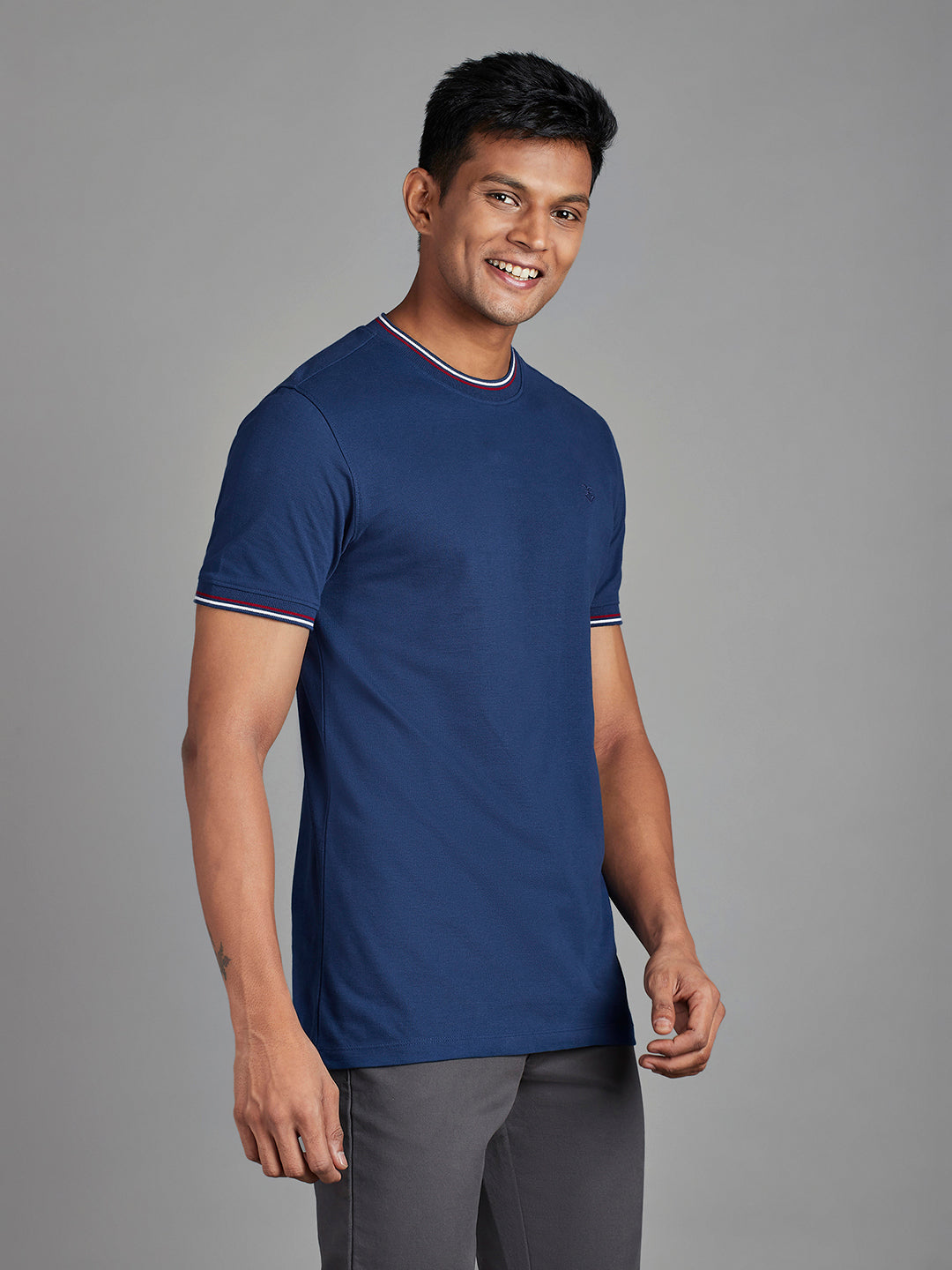 Diesel Blue Menswear Topwear T Shirts