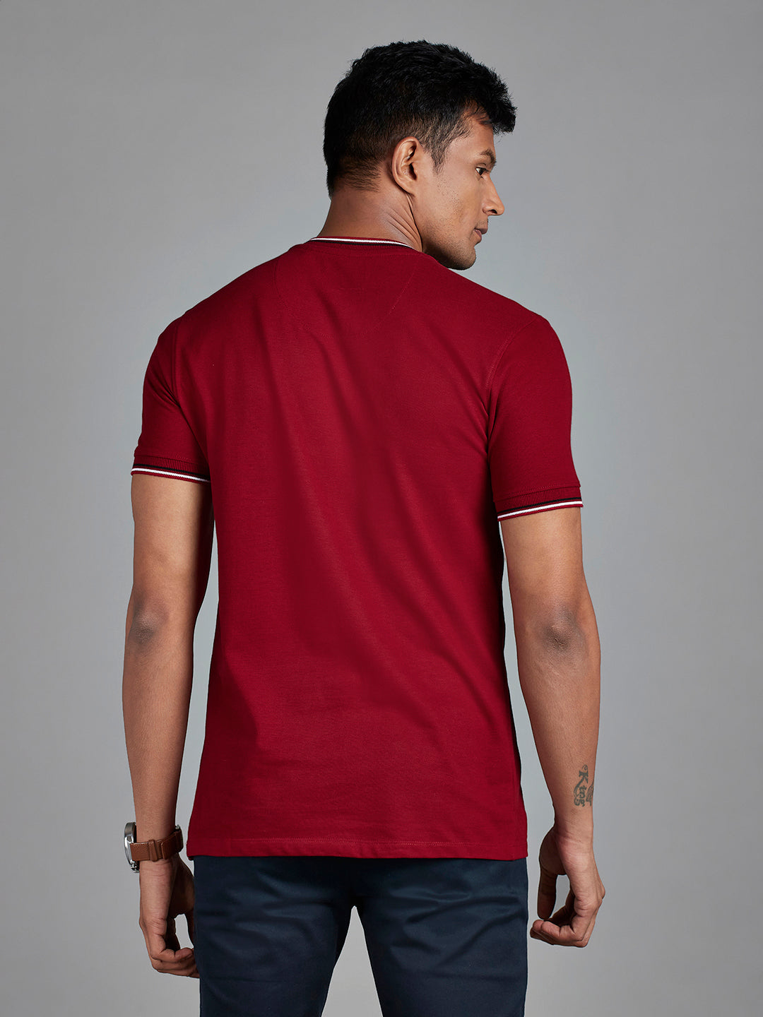 Maroon Menswear Topwear T Shirts