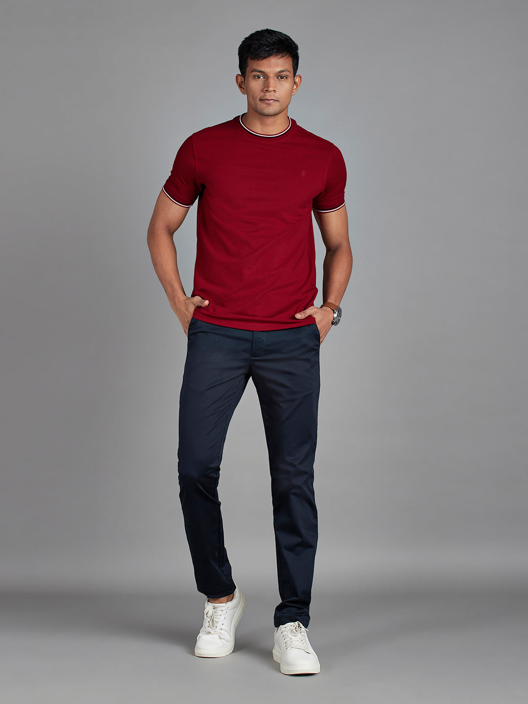Maroon Menswear Topwear T Shirts