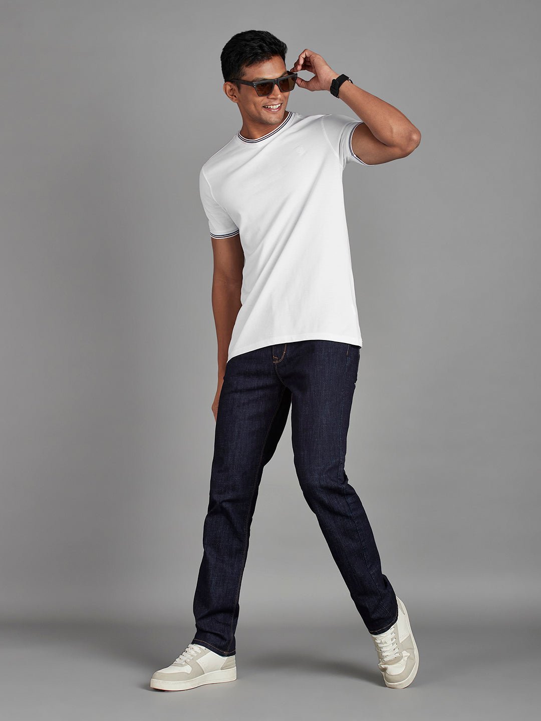White Menswear Topwear T Shirts