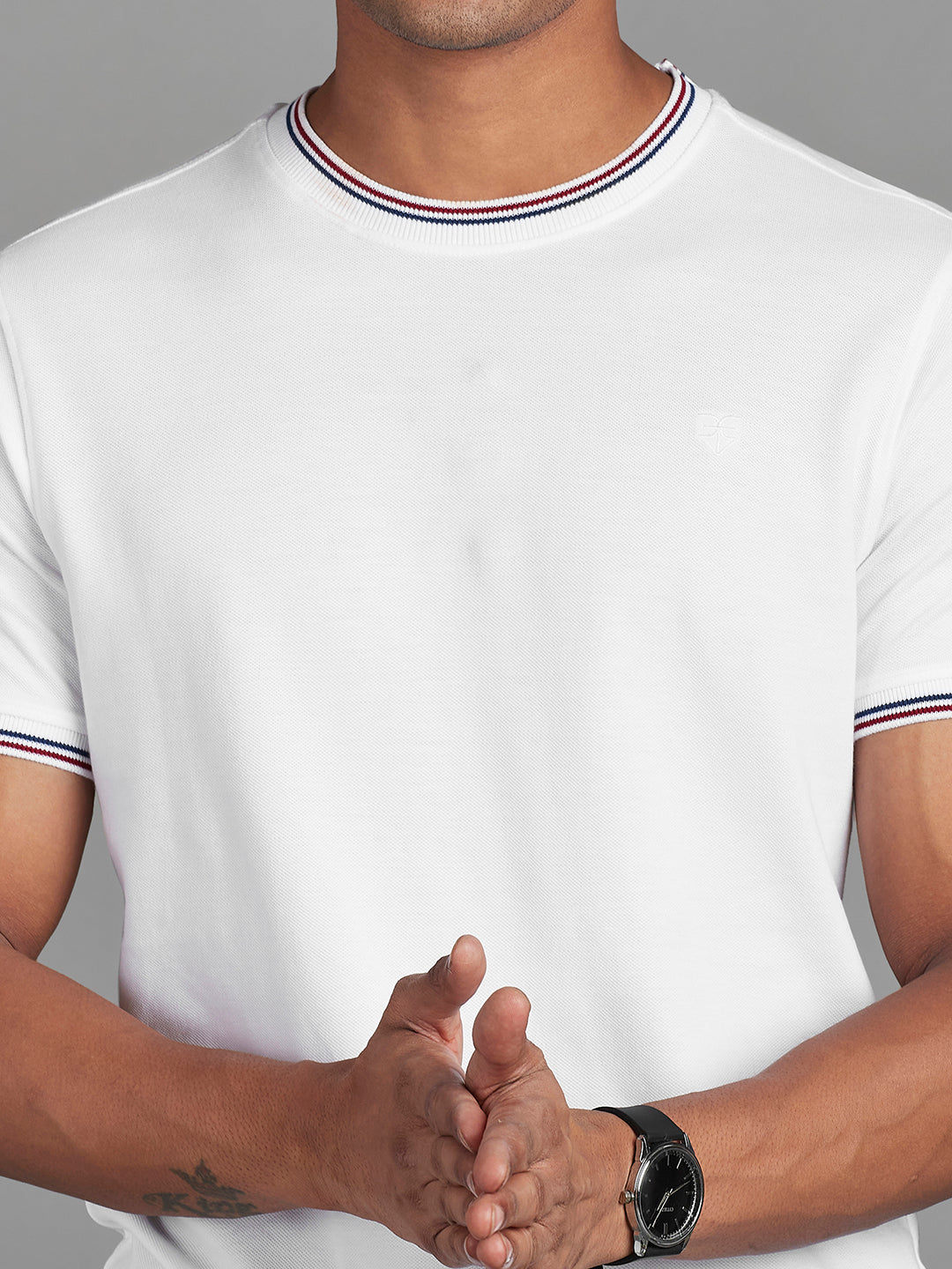 White Menswear Topwear T Shirts