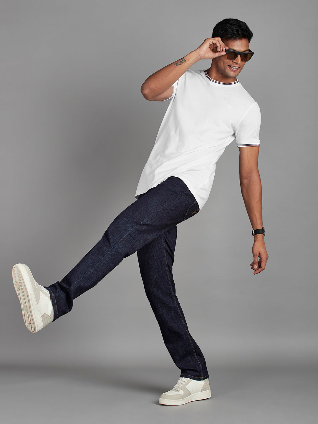 White Menswear Topwear T Shirts