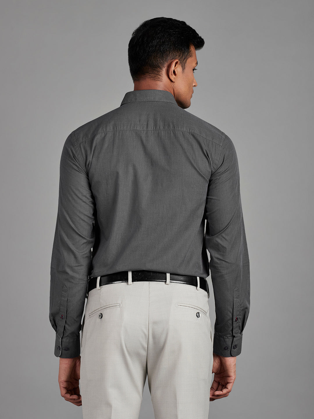 Black Menswear Topwear Shirts