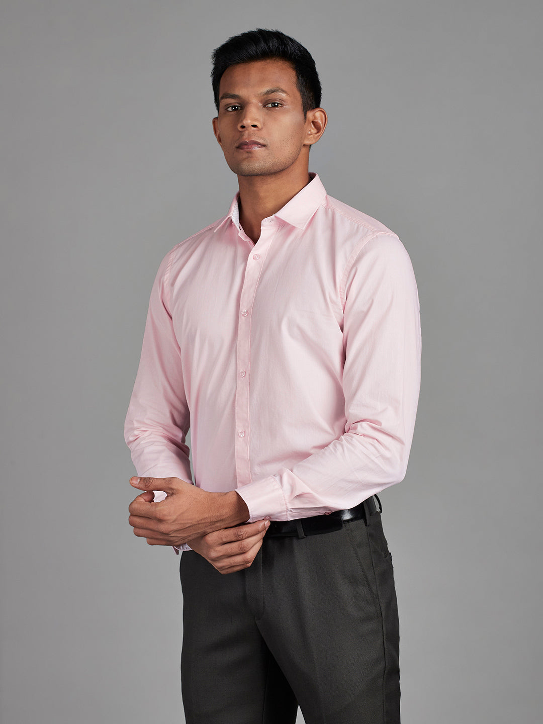 Pink Menswear Topwear Shirts