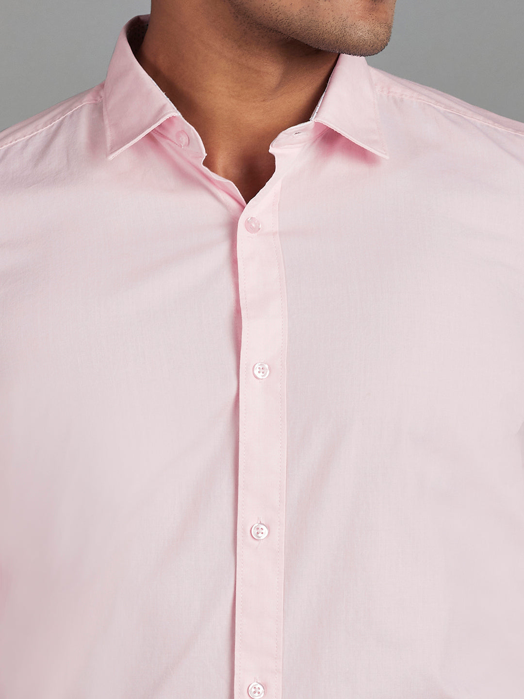 Pink Menswear Topwear Shirts
