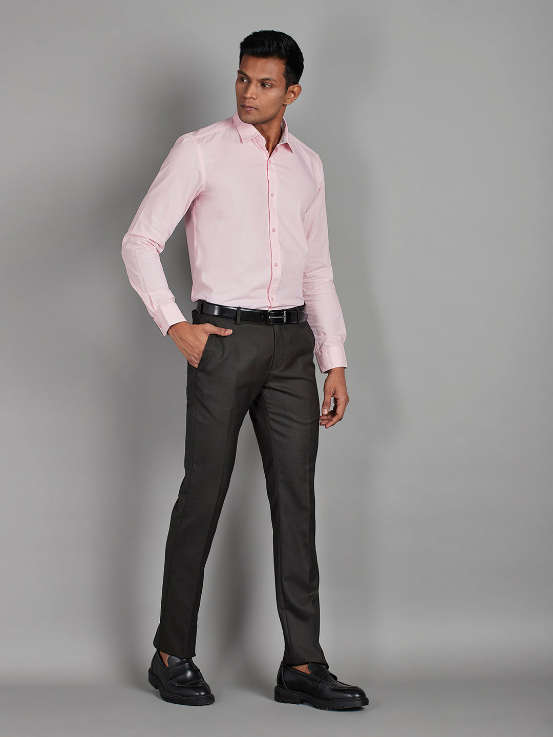 Pink Menswear Topwear Shirts