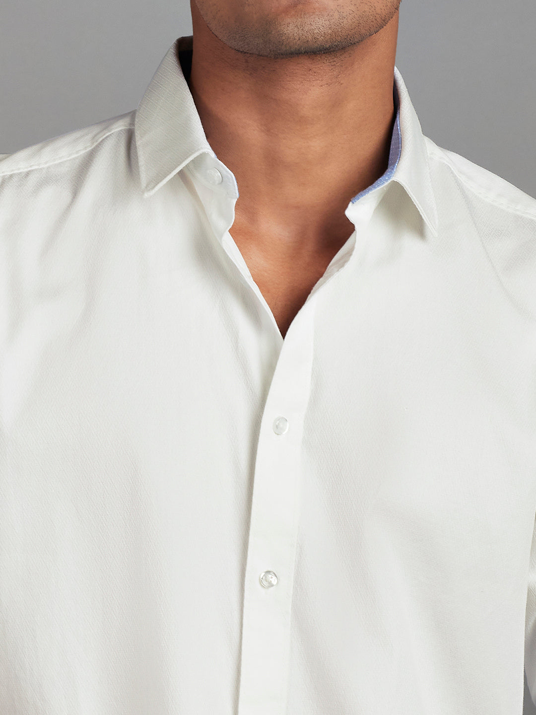 White Menswear Topwear Shirts