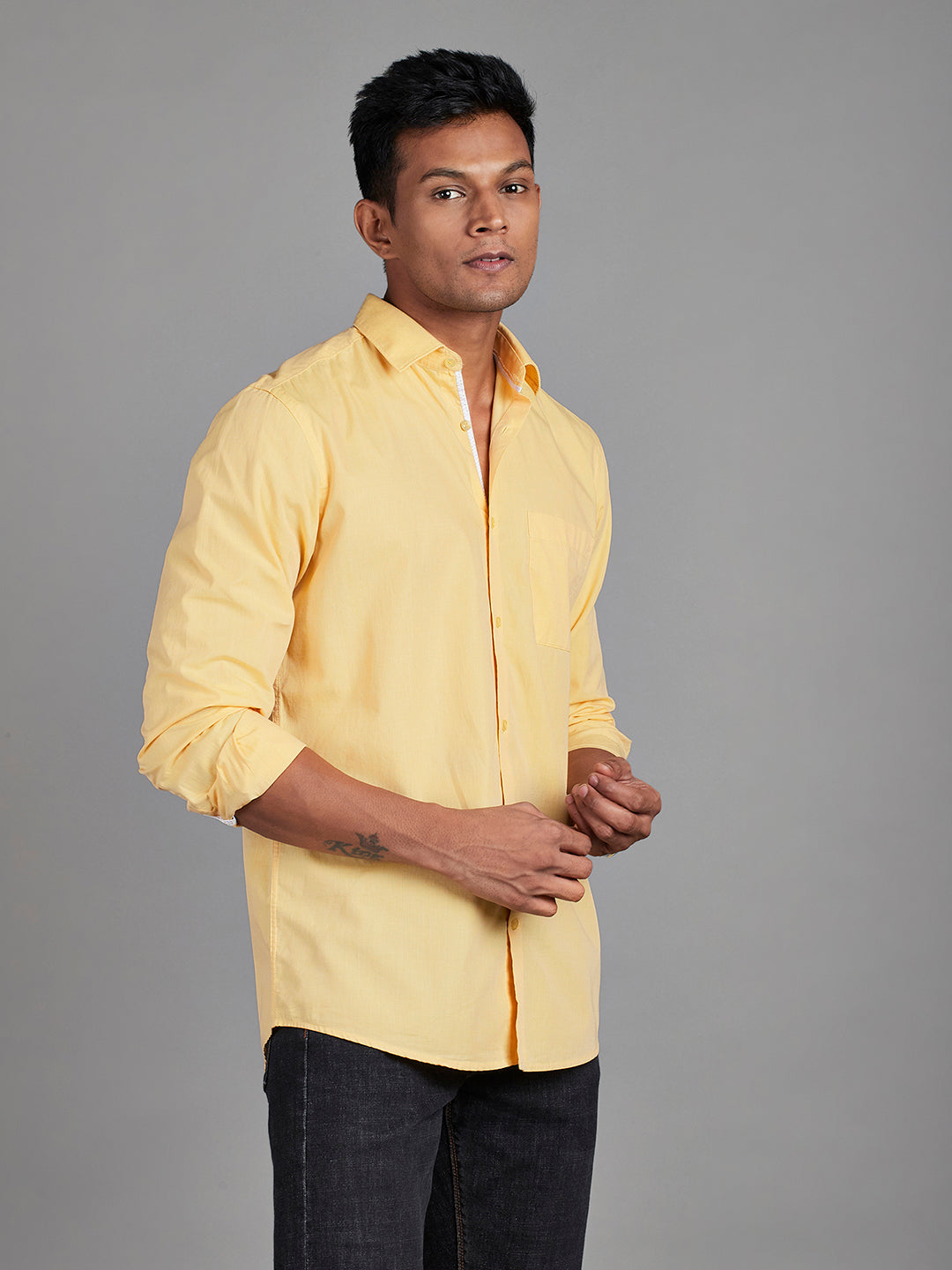Mustard Menswear Topwear Shirts
