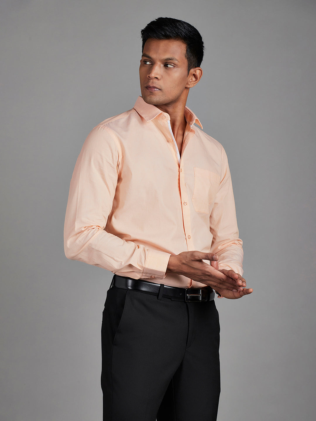 Peach Menswear Topwear Shirts